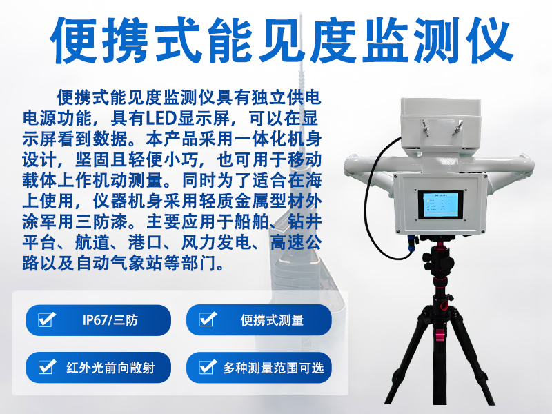 便携式能见度监测仪，助力道路交通安全管控