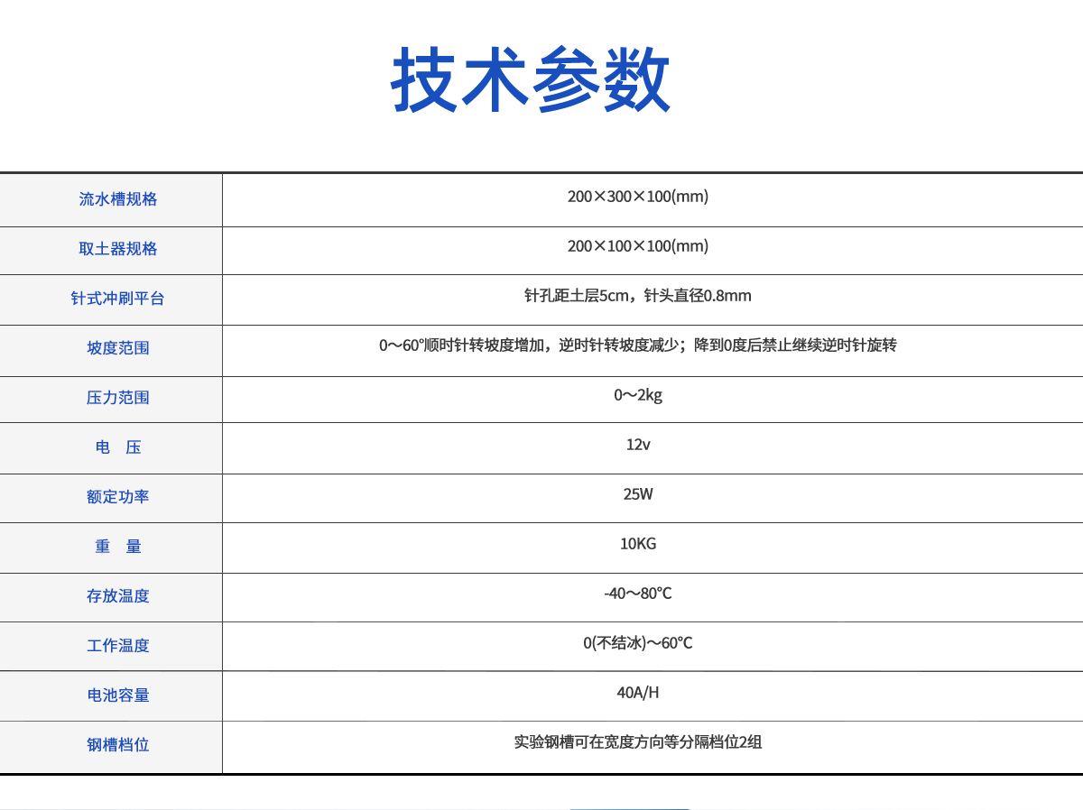 槽式土壤抗冲仪